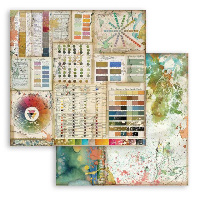 SBB780 Double Sided Single Sheet Atelier des Arts Pantone