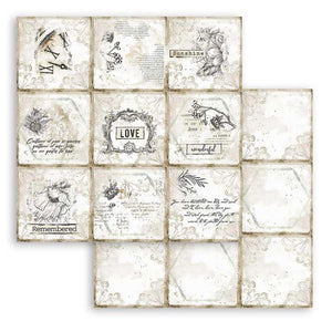 SBB784 Double Sided Single Sheet Romantic Journal Cards