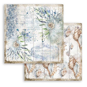SBB787 Double Sided Single Sheet Romantic Sea Dream Shells