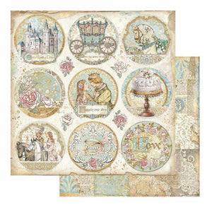 SBB796 Double Sided Single Sheet Sleeping Beauty Rounds