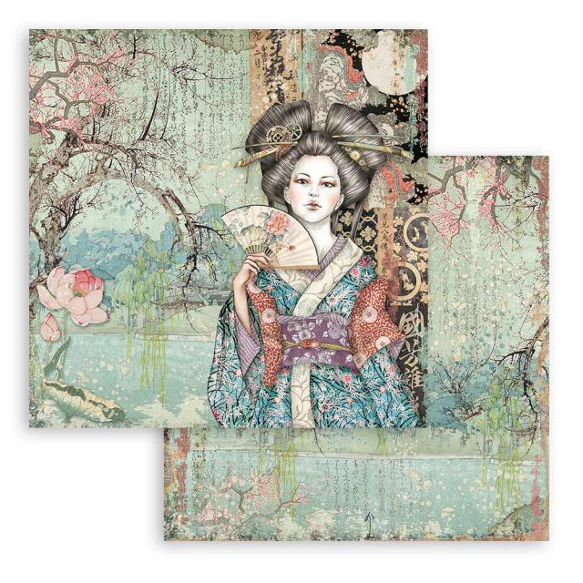 SBB822 Double Sided Single Sheet Sir Vagabond in Japan Lady