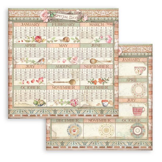 SBB845 Double Sided Single Sheet Casa Granada Calendar