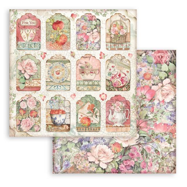 SBB847 Double Sided Single Sheet Casa Granada Tags
