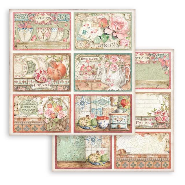 SBB848 Double Sided Single Sheet Casa Granada 6 Cards