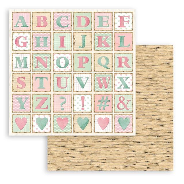 SBB855 Double Sided Single Sheet DayDream Alphabet