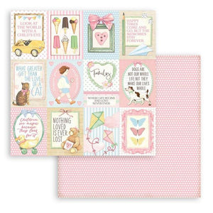 SBB857 Double Sided Single Sheet DayDream Small Cards