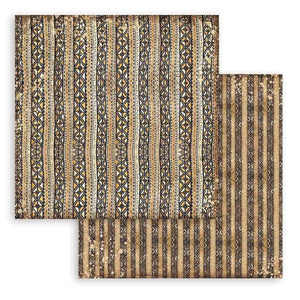 SBB864 Double Sided Single Sheet Savana Ethnic Texture