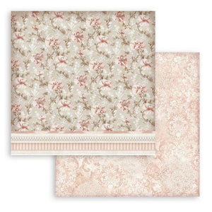 SBB873 Double Sided Single Sheet You and Me Texture Flowers