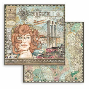 SBB878 Double Sided Single Sheet Sir Vagabond Aviator Lady