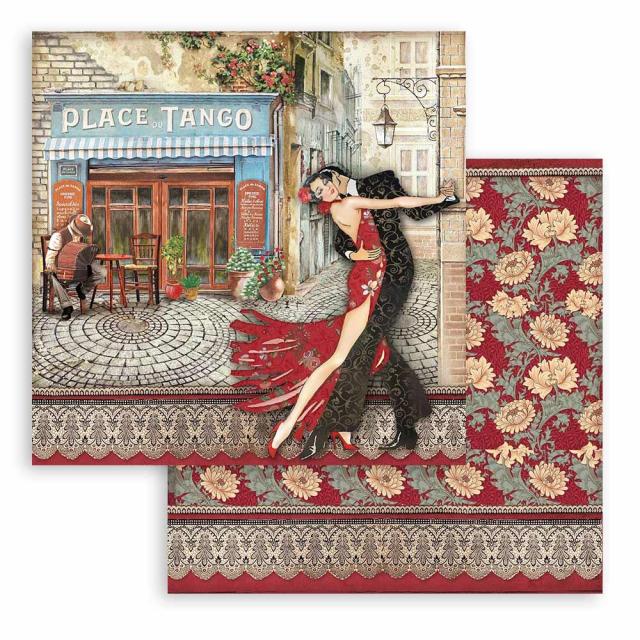 SBB890 Double Sided Single Sheet Desire Place du Tango