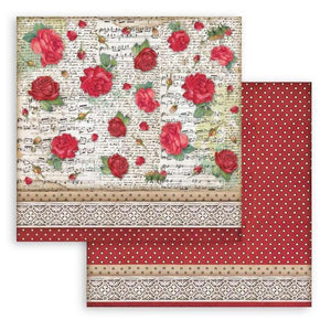 SBB892 Double Sided Single Sheet Desire Pattern With Roses