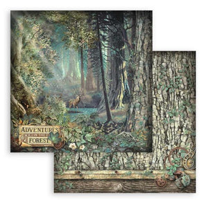 SBB917 Double Sided Single Sheet Magic Forest Adventure Forest