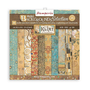 SBBL101 Paper Pad (12"x12") Klimt Backgrounds