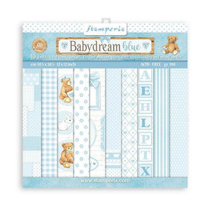 SBBL106 Paper Pad (12"x12") Babydream Blue
