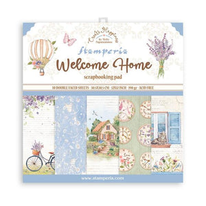 SBBL129 Paper Pad (12"x12") Create Happiness Welcome Home