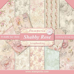 SBBL12 Paper Pad (12"x12") Shabby Rose