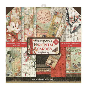 SBBL58 Paper Pad (12"x12") Oriental Garden