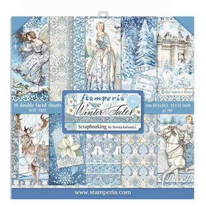 SBBL76 Paper Pad (12"x12") Winter Tales