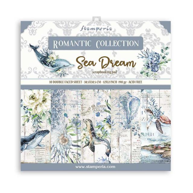 SBBL87 Paper Pad (12"x12") Romantic Sea Dream