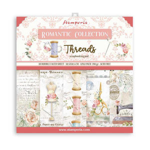 SBBL88 Paper Pad (12"x12") Romantic Threads