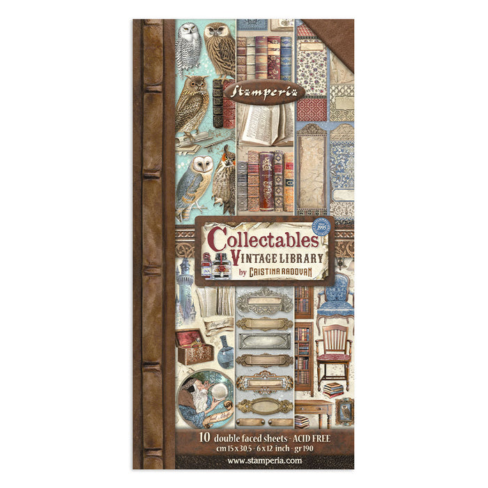 SBBV22 Paper Pad (6"x12") Vintage Library Collectibles