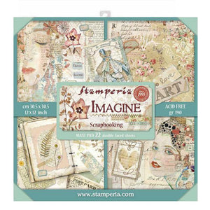 SBBXL04 Paper Pad 22 sheets (12"x12") Imagine
