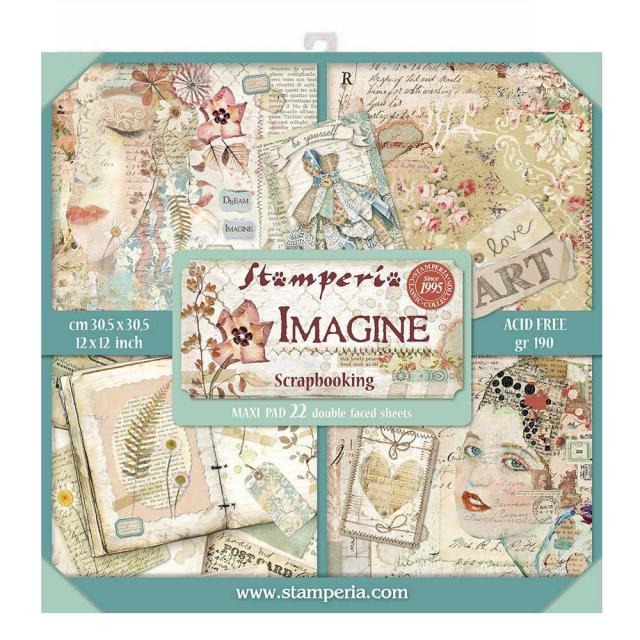 SBBXL04 Paper Pad 22 sheets (12"x12") Imagine