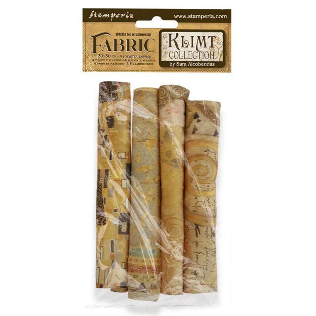 Klimt Pack of 4 Sheets Fabric 30 x 30