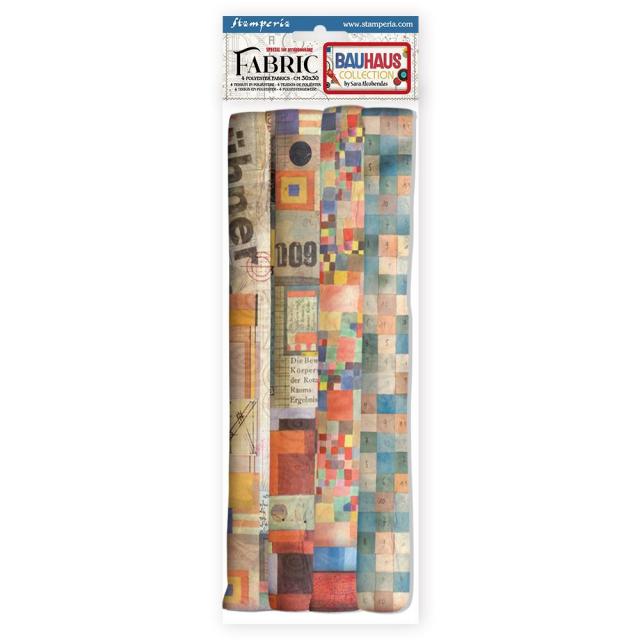 SBPLT03 Bauhaus Pack of 4 Sheets Fabric 30 x 30