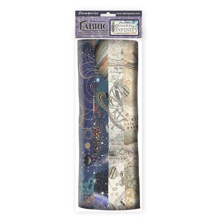 SBPLT05 Cosmos  Pack of 4 Sheets Fabric 30 x 30