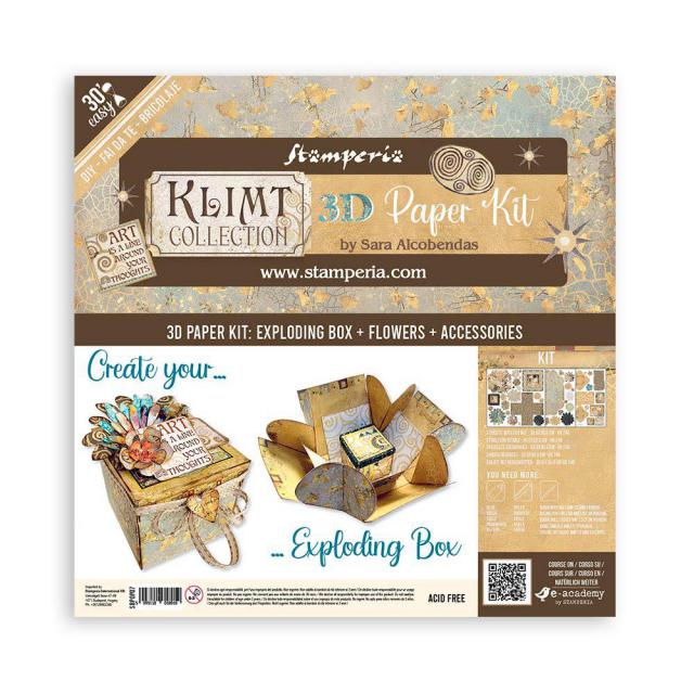 SBPOP07 3D Paper Kit Klimt