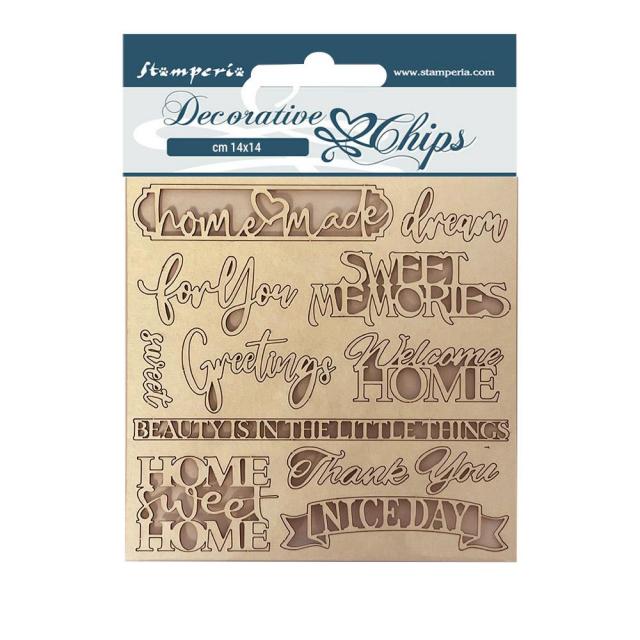 SCB110 Decorative Chips 14 x 14cm Casa Granada Quotes