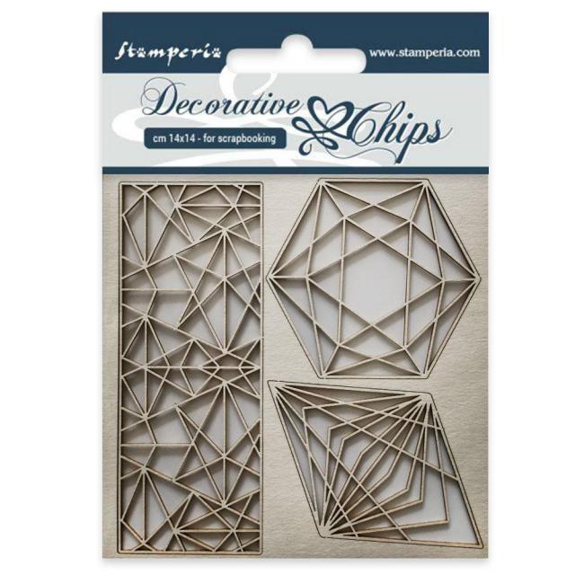 SCB28 Decorative Chips 14 x 14cm Geometry