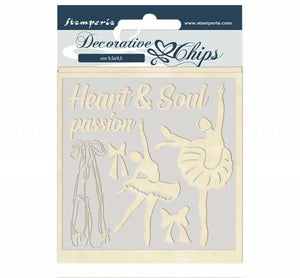 SCB45 Decorative Chips 14 x 14cm Passion Dancer