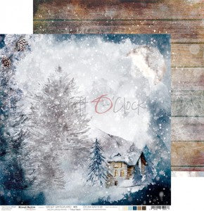 Snowy Winterland #3  Double Sided 12 x 12