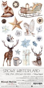 Snowy Winterland Extras Set 6 x 12
