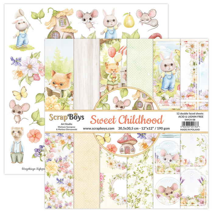 Sweet Childhood 12 x 12 Double Sided Pad