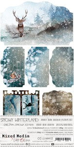 Snowy Winterland Junk Journal Extras 6 x 12