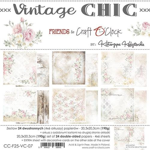 Vintage Chic 6 x 6 Double Sided