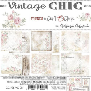 Vintage Chic 8 x 8 Double Sided