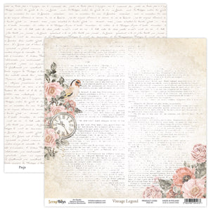 Vintage Legend 01 Double Sided 12 x 12
