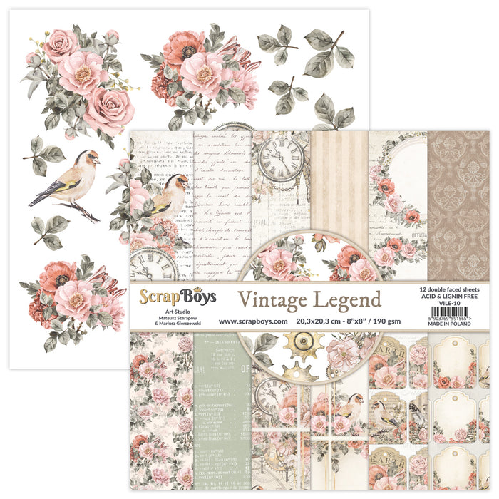 Vintage Legend 8x8 Double Sided Pad