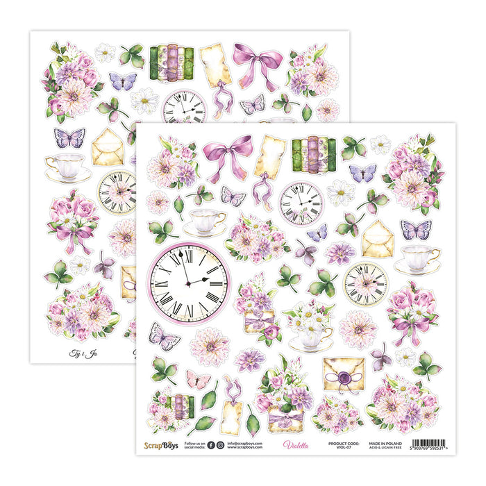 Violetta 07 Double Sided 12 x 12