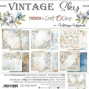 Vintage Sky 8 x 8 Double Sided