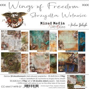 Wings of Freedom 8 x 8 Double Sided