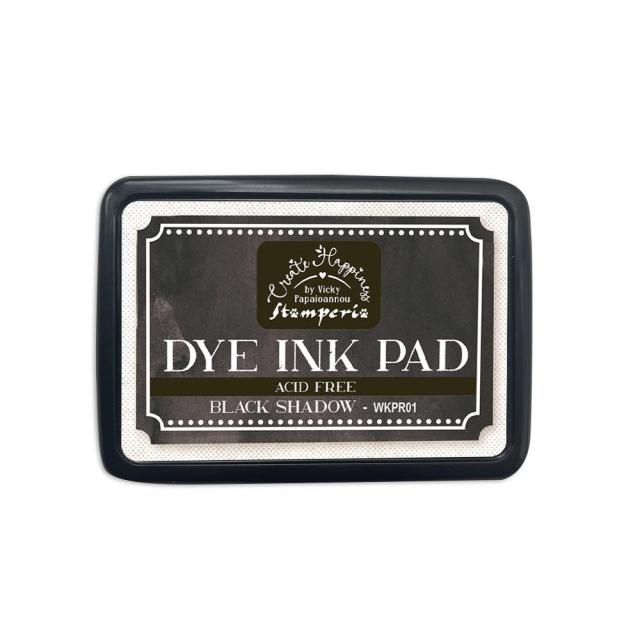 WKPR01 Dye Ink Pad Black Shadow