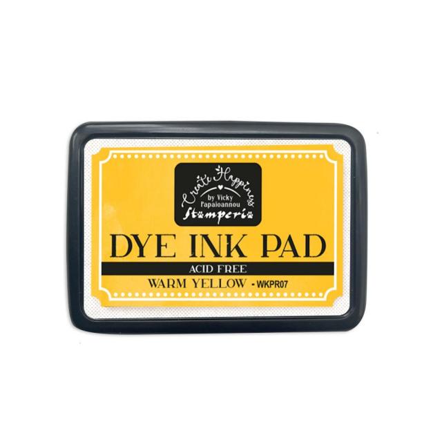 WKPR07 Dye Ink Pad Yellow