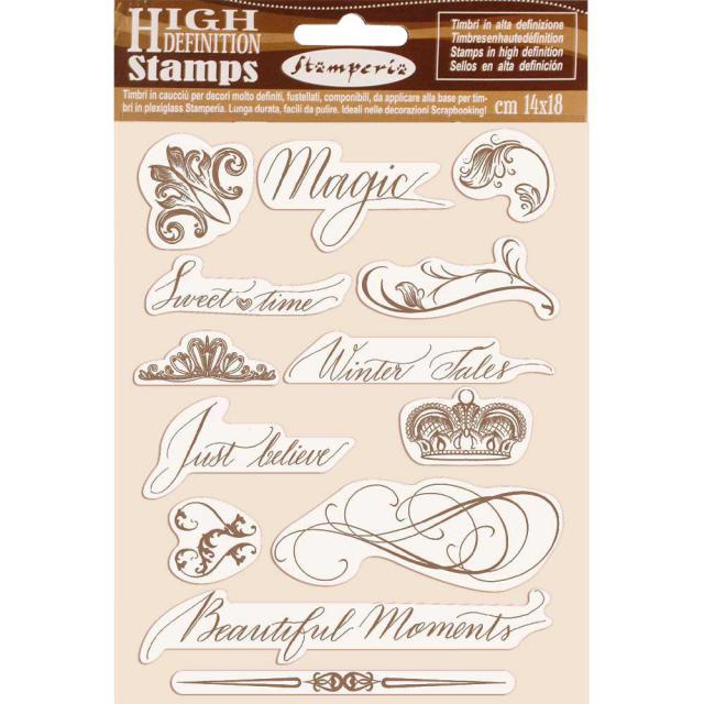 WTKCC168 HD Natural Rubber Stamp 14x18 Beautiful Moments