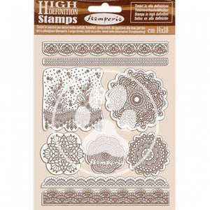 WTKCC196 HD Natural Rubber Stamp 14x18 Passion Lace