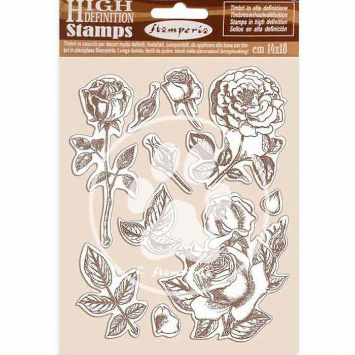 WTKCC198 HD Natural Rubber Stamp 14x18 Passion Rose